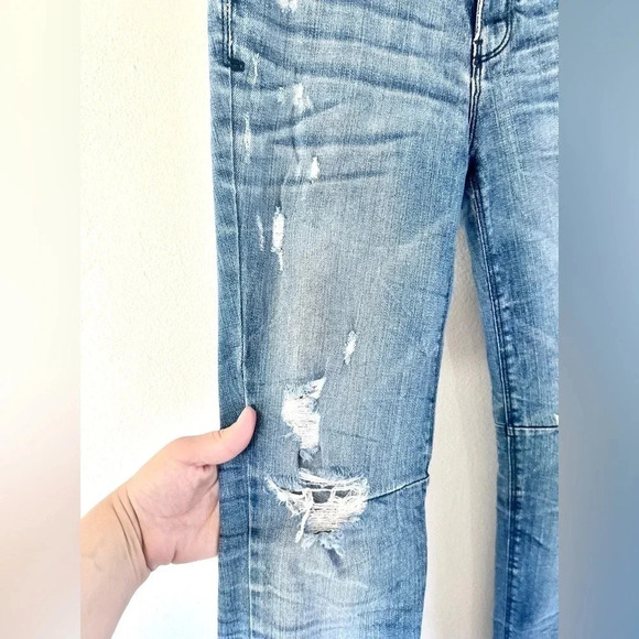 RtA Road to Awe Distressed Skinny Jeans Women's Size 26 - Picture 5 of 12